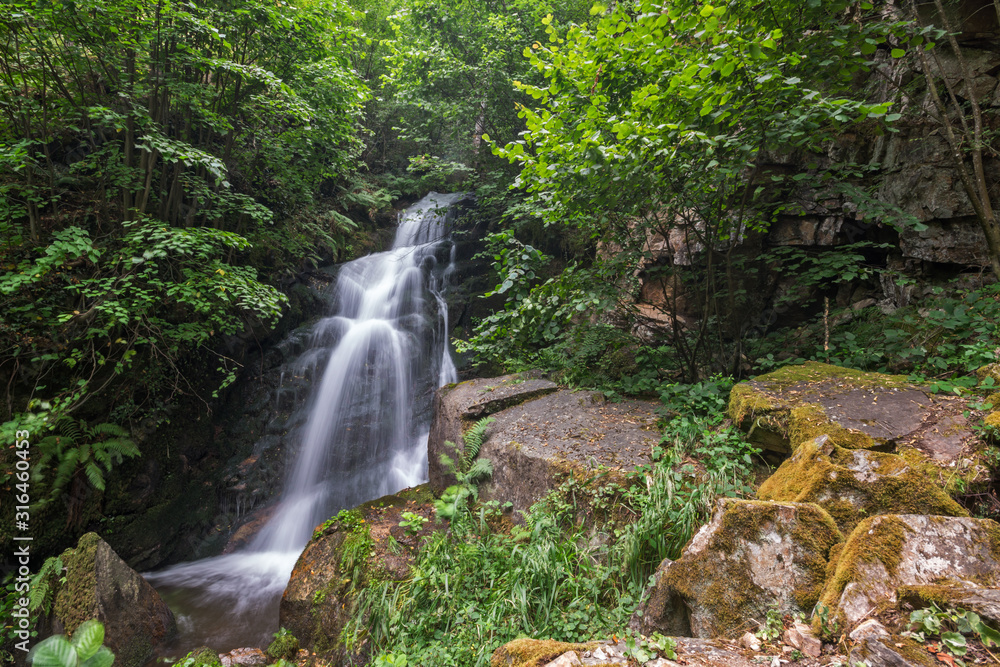 Gabrovo waterfall in Belasica Mountain,North Macedonia Gabrovo waterfall in Belasica Mountain,North Macedonia