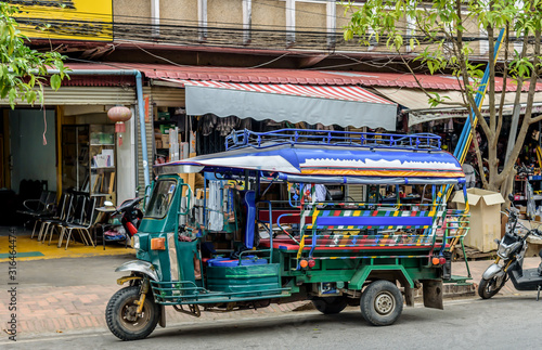  Motor Tuk Tuk Taxi in Luang Prabang Laos