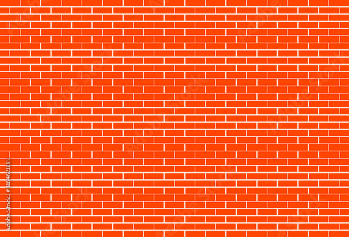Orange brick wall background, 2020 Color Trends. Lush Lava