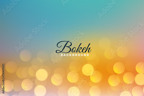 beautiful nice bokeh lights colorful background design