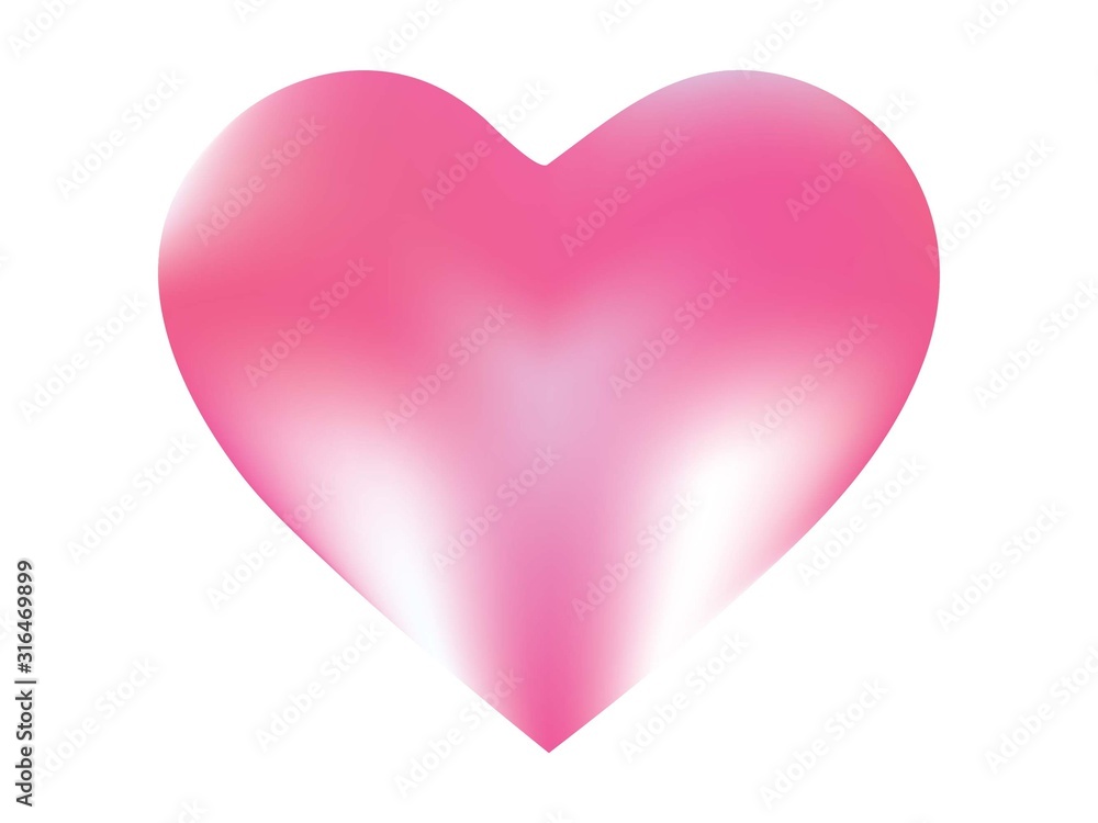 Chromatic background in the form of a heart.
