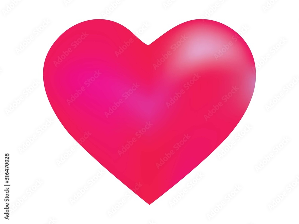 Modern background in the form of a heart.