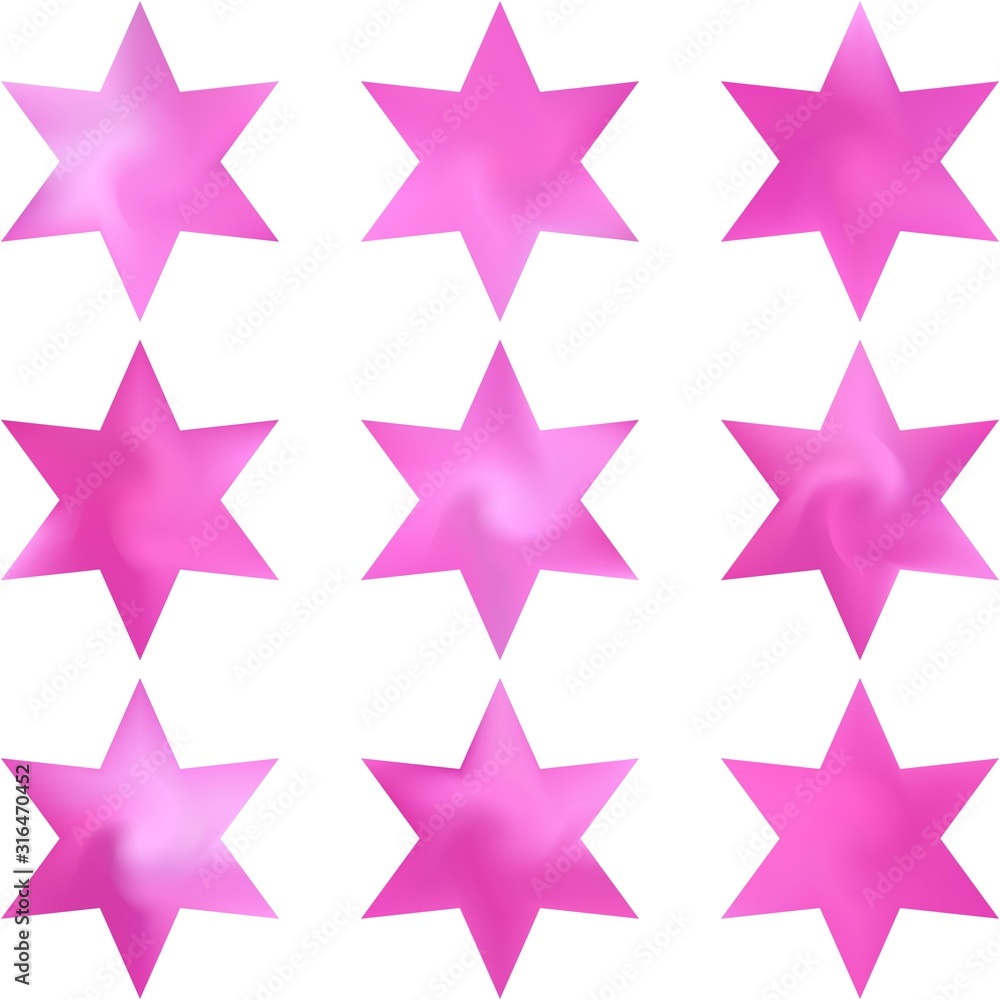 Collection of hexagram colored backgrounds. Collection of hexagram colored backgrounds.