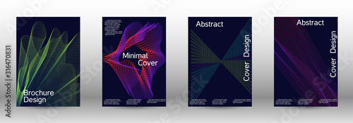 Cover design template set 