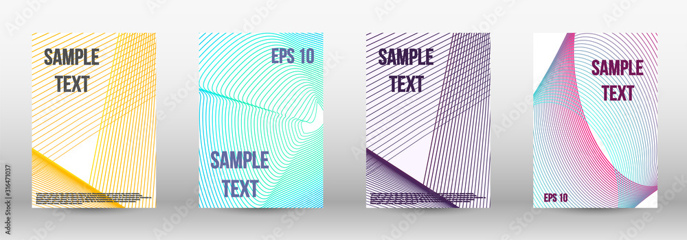 Geometric template with lines Geometric template with lines