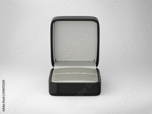 Canvastavla empty jewelry box
