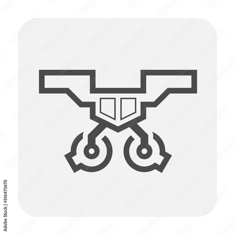 drone equipment icon drone equipment icon