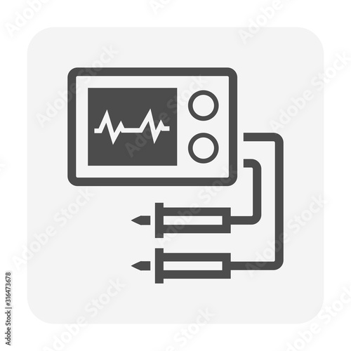 electronic measurement icon