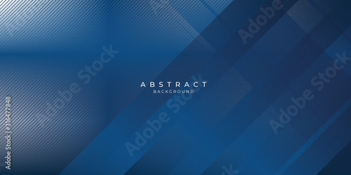 Abstract background blue with stylish lines and square shape color gradation modern luxury futuristic technology vector illustration.