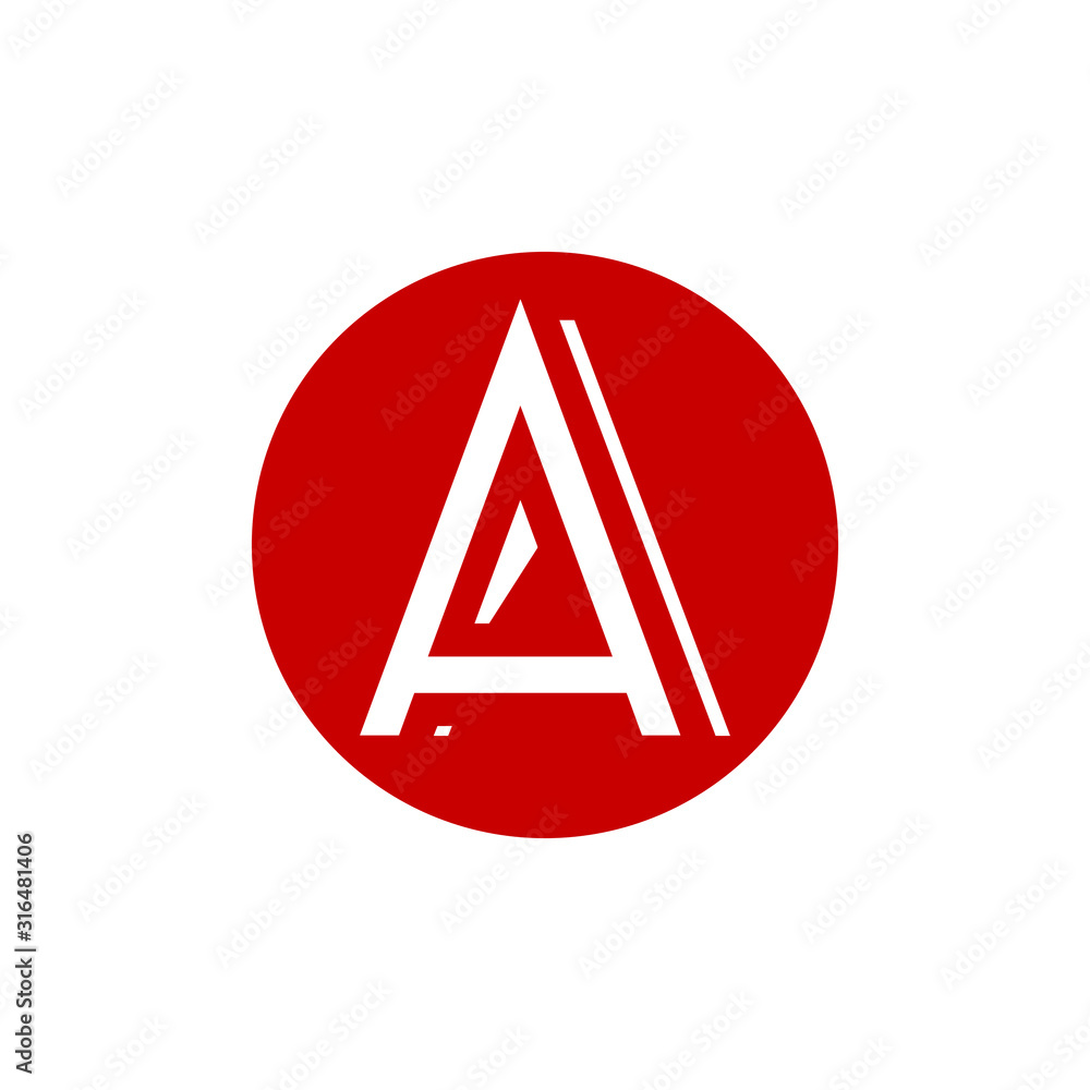 letter A logo vector design template. letter A logo vector design template.
