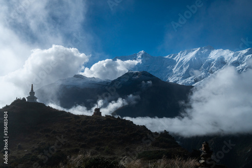 view of the annapurna nepal