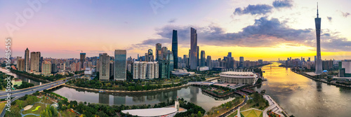 Aerial photo of Guangzhou City