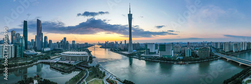 Aerial photo of Guangzhou City