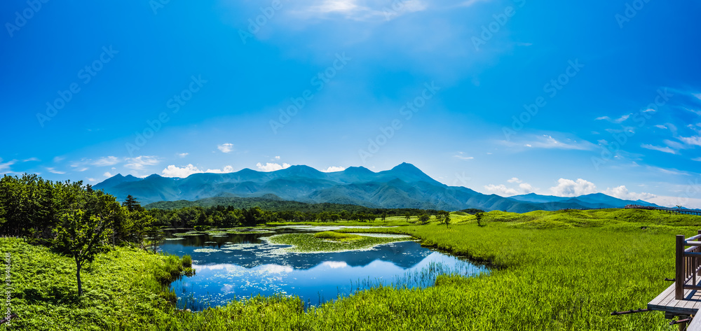 Shiretoko National Park located on the Shiretoko Peninsula in eastern Hokkaido