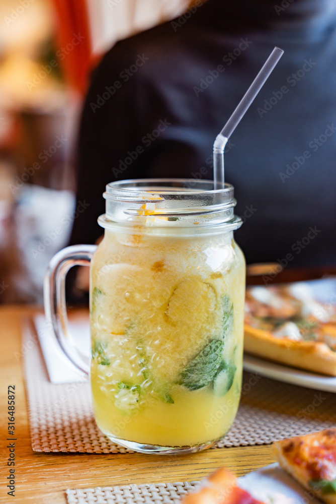 summer lemonade with fruits and mint summer lemonade with fruits and mint