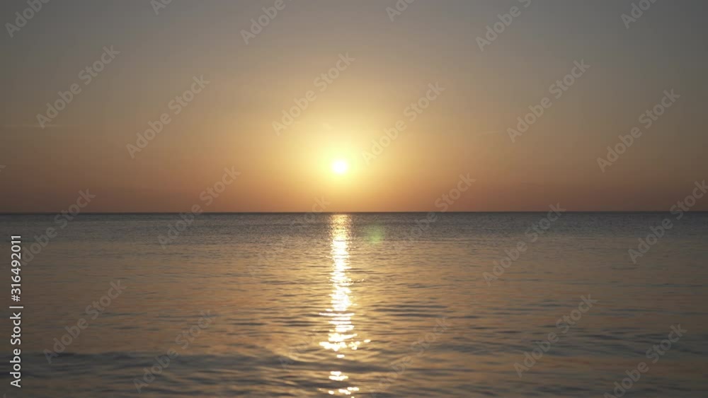 Sunset at Koh Lanta island, Thailand, View on Andaman sea Sunset at Koh Lanta island, Thailand, View on Andaman sea