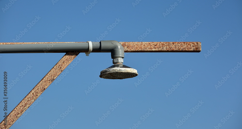 Fototapeta premium crane hook on a construction site
