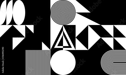 Abstract Vector Pattern Design Elements