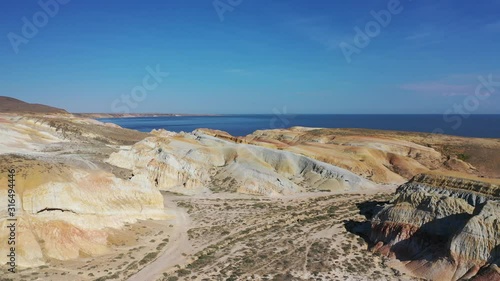 The Kiin-Kerish tract and Cape Shekelmes on Lake Zaysan. Eastern Kazakhstan: photo