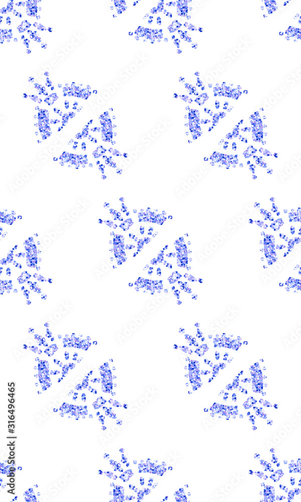 Glamour rich ornament on glitter effect. Royal geometric ornate pattern. Vector glamour sparkle shapes