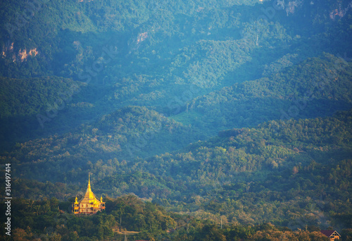 Wallpaper Mural Temple in Luang Prabang Torontodigital.ca