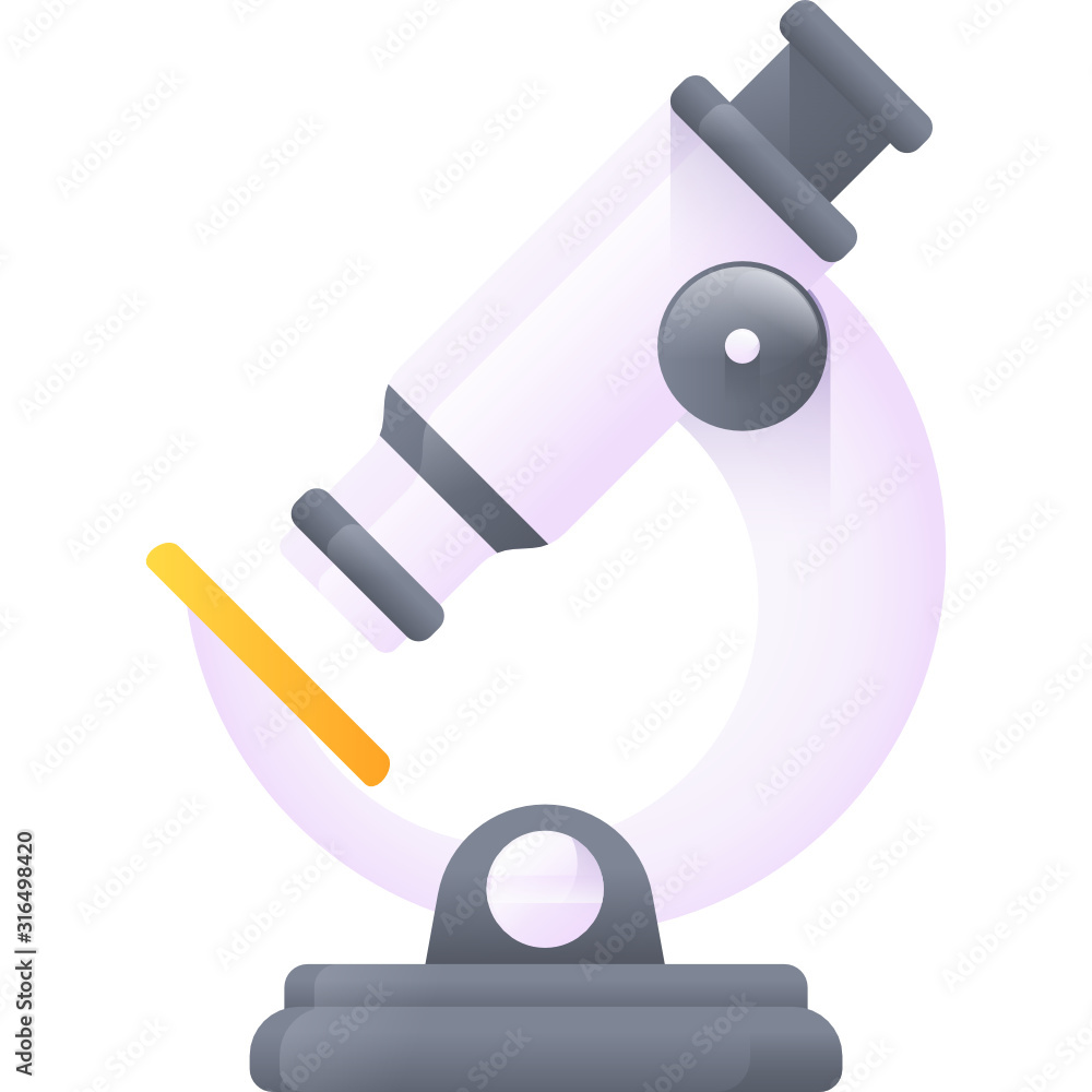 microscope illustration vector icon microscope illustration vector icon