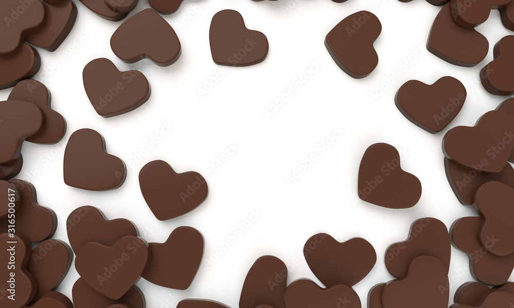 3D render heart on minimal wallpaper backdrop 3D render heart on minimal wallpaper backdrop