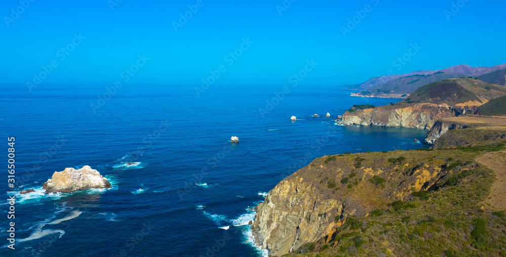 Felsenküste im Golden Gate Recreation Nationalpark, nahe San Francisco	