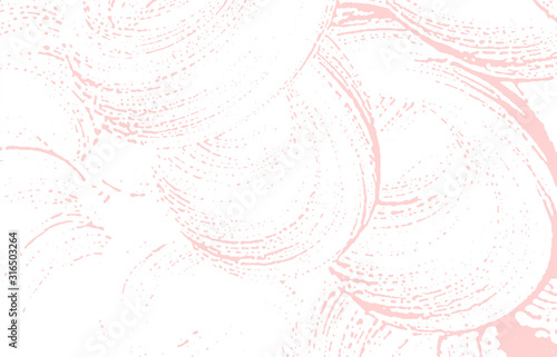 Grunge texture. Distress pink rough trace. Fascina