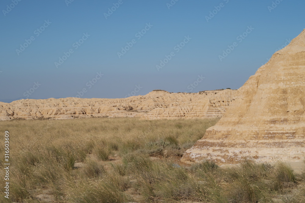 Halbwüste, Bardenas Reales, Spanien Halbwüste, Bardenas Reales, Spanien