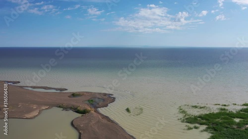 Fishermen on lake Zaysan. Eastern Kazakhstan: photo