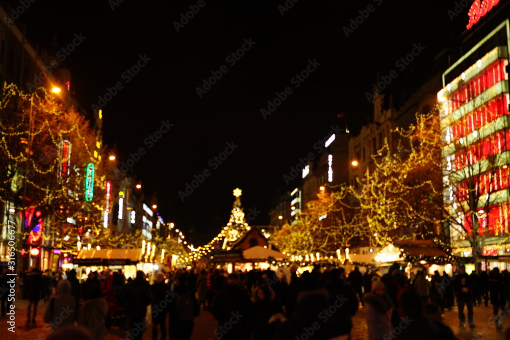 プラハのクリスマスイルミネーション