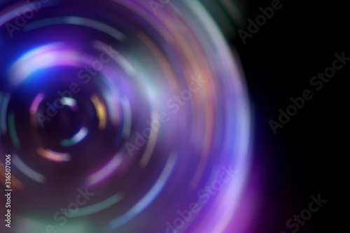Blue, purple, pink abstract blurred background. Blurring the rotation.