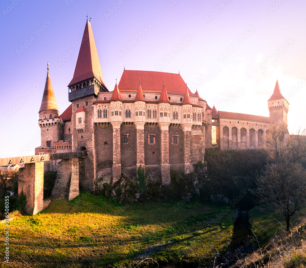 Corvin castle in Hundedoara, Romania