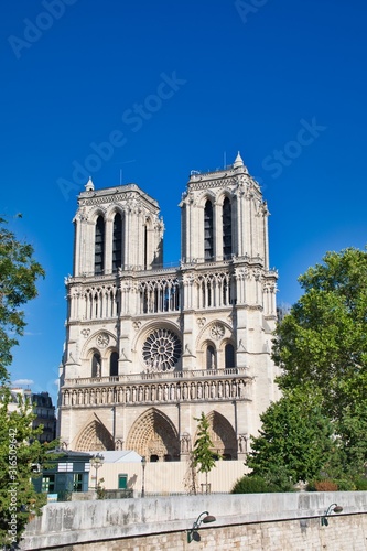 Cathédrale Notre-Dame de Paris under restoration