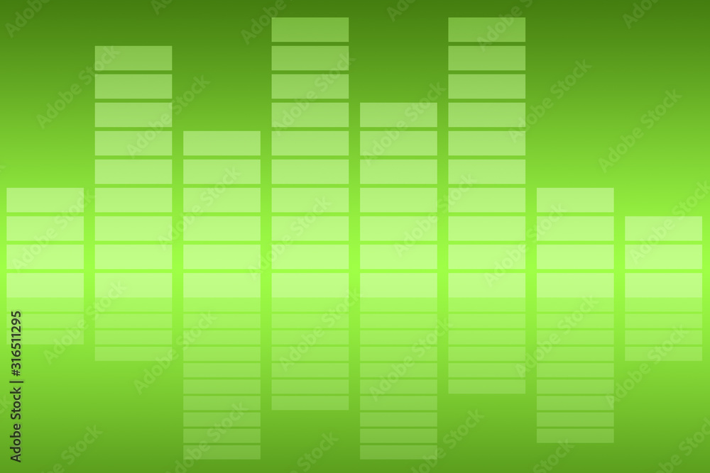 Fondo verde con medidor de volumen. Fondo verde con medidor de volumen.