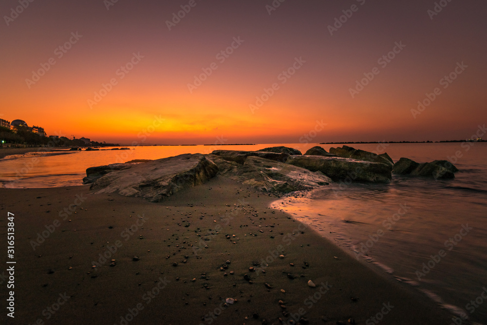 Sunrise on the beach