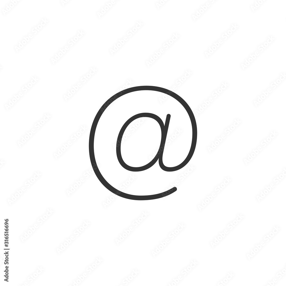 Email message icon in flat style. Mail document vector illustration on white isolated background. Message business concept. Email message icon in flat style. Mail document vector illustration on white isolated background. Message business concept.