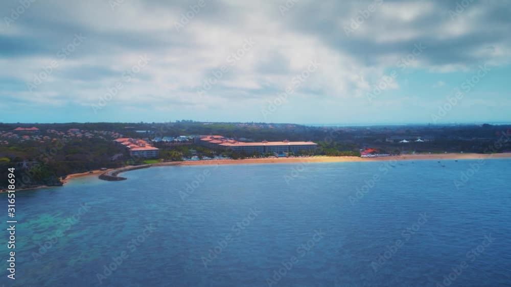 Top view of the coastal ocean of the island of Bali Indonesia 19 Top view of the coastal ocean of the island of Bali Indonesia 19