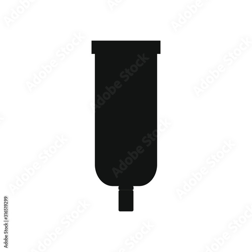 vector icon with natural pomade shape