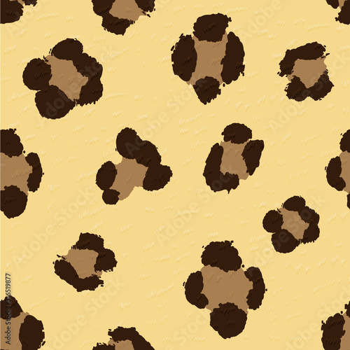 Leopard Skin Seamless Pattern.