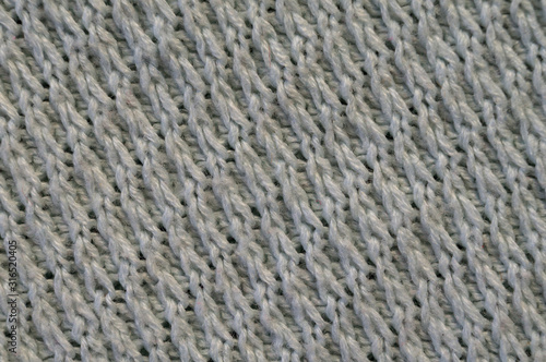 Hand knit texture on a flat plane