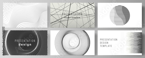 Vector illustration of the editable layout of the presentation slides design business templates. Geometric abstract background, futuristic science and technology concept for minimalistic design.