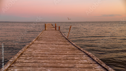 Wooden bridge to the sea.. © Ivan Nakonechnyy