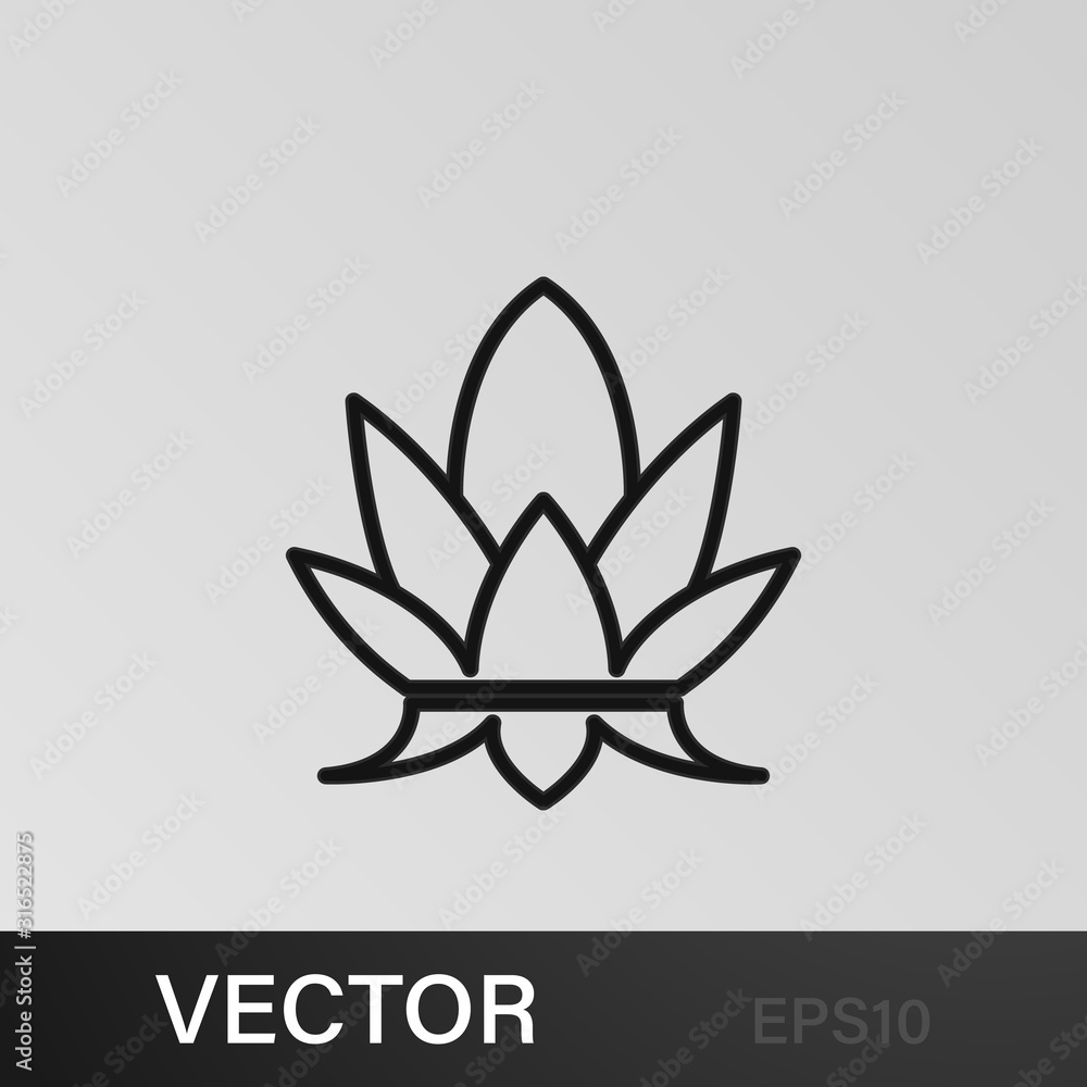 Mango holy leaves lotus Hindu religious icon on white background. Diwali Hindu festival elements for graphic and web design on white background on white background Mango holy leaves lotus Hindu religious icon on white background. Diwali Hindu festival elements for graphic and web design on white background on white background