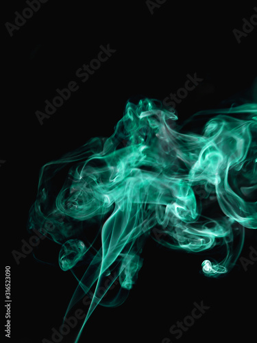 smoke texture on black background