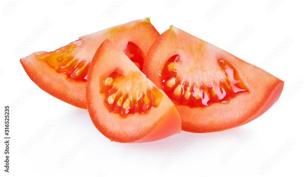 tomatoes with clipping path