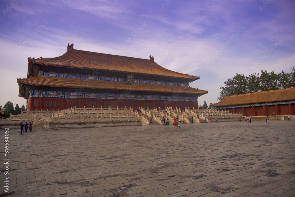 Temple in Forbidden City, Beijin, china Temple in Forbidden City, Beijin, china