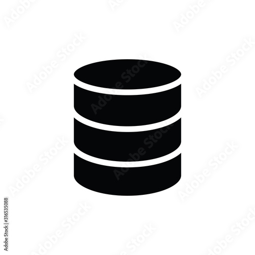 Database icon vector