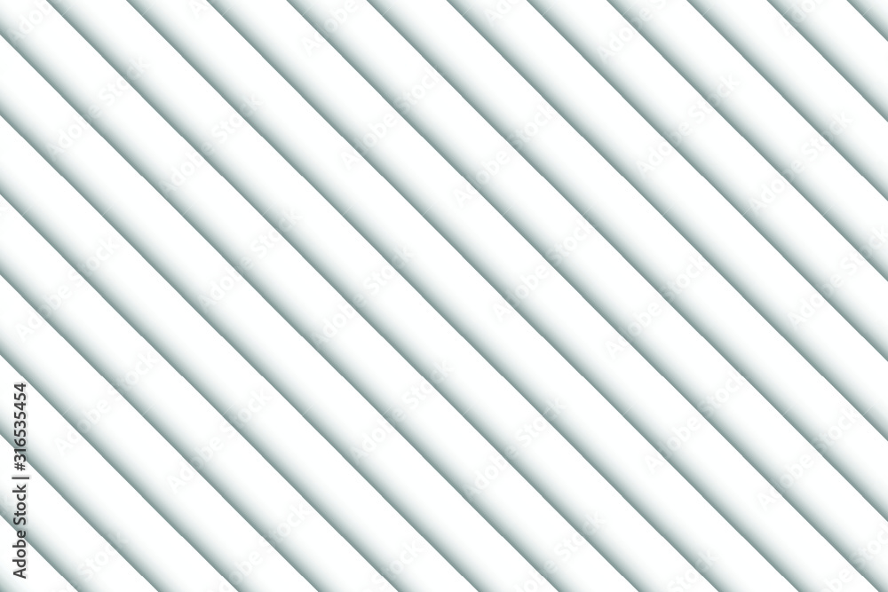 Obraz premium Abstract geometric white and gray color background, diagonal line, light and shadow, vector illustration.